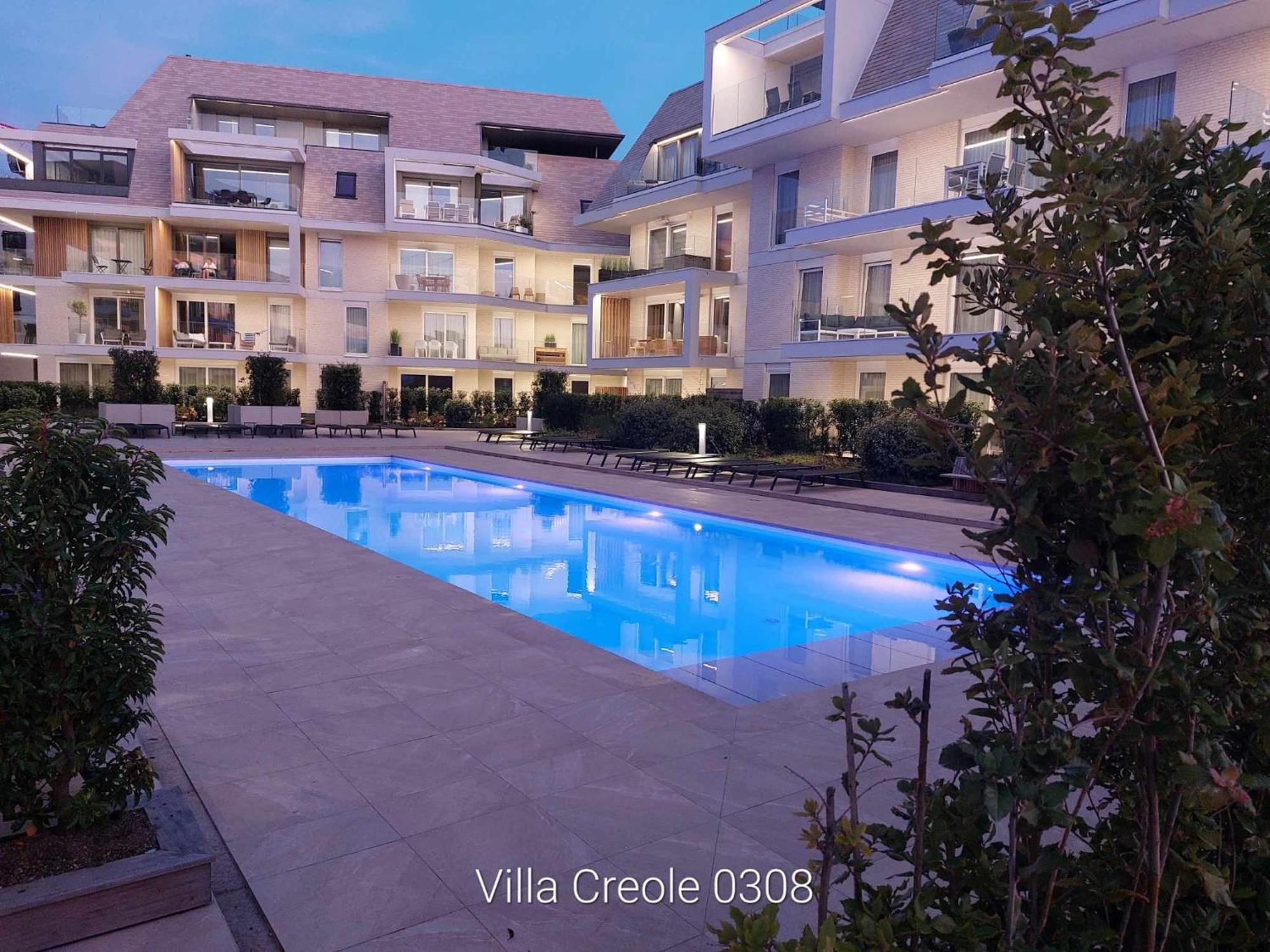 Villa Creole 0308 Luxe Appartement Met Verwarmd Zwembad Nieuwpoort Jachthaven 외부 사진