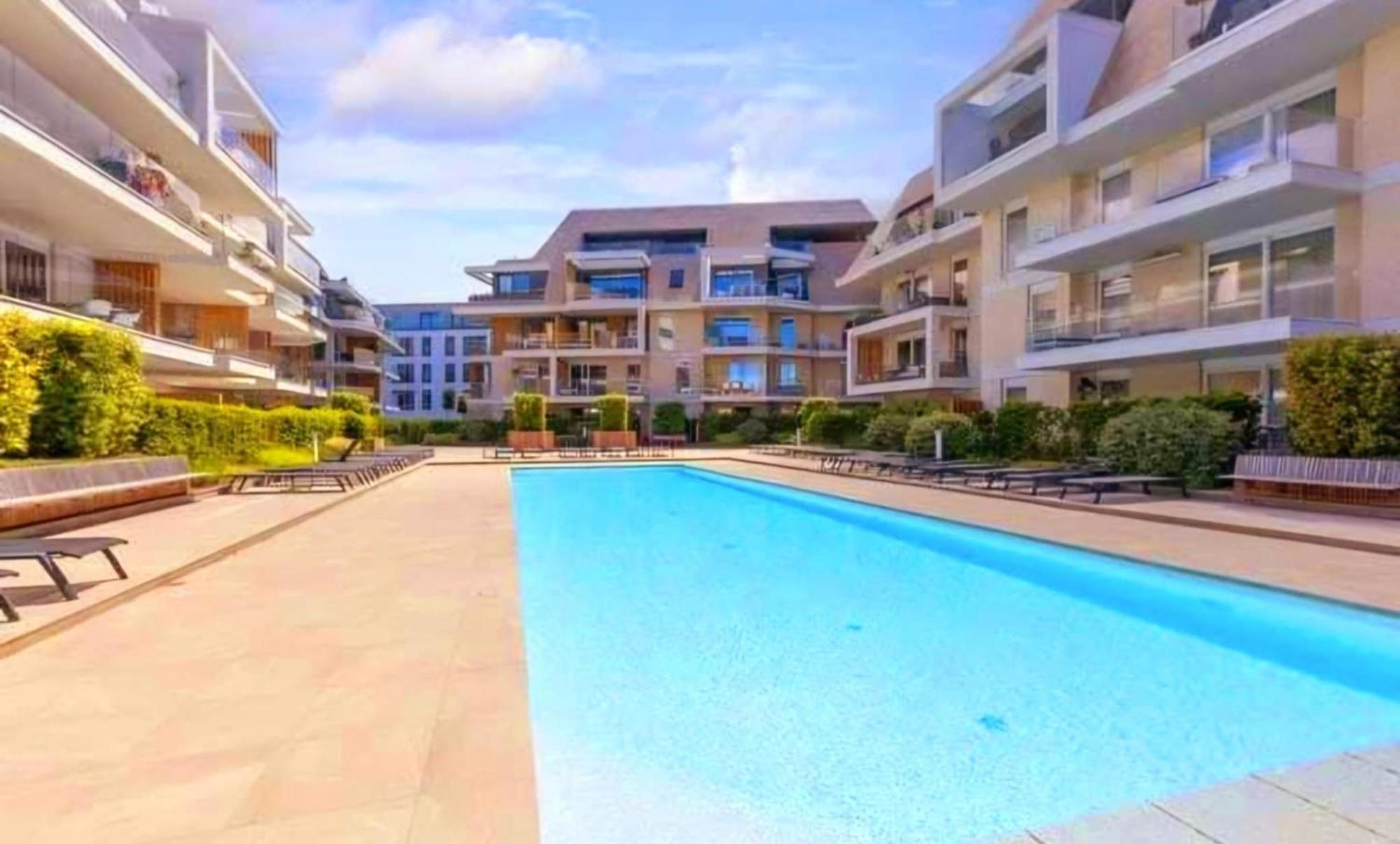 Villa Creole 0308 Luxe Appartement Met Verwarmd Zwembad Nieuwpoort Jachthaven 외부 사진